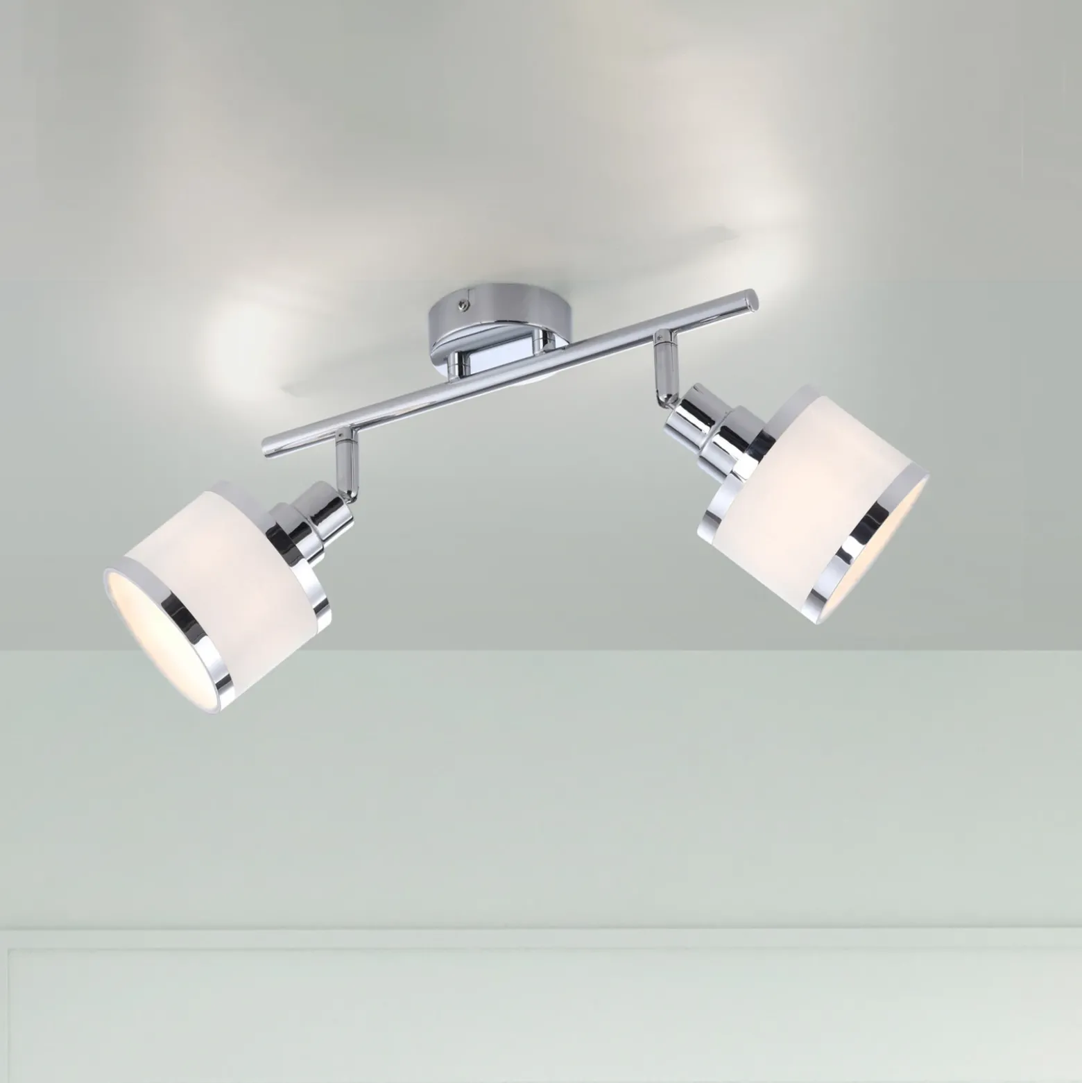 Accor downlight de techo, 2 luces