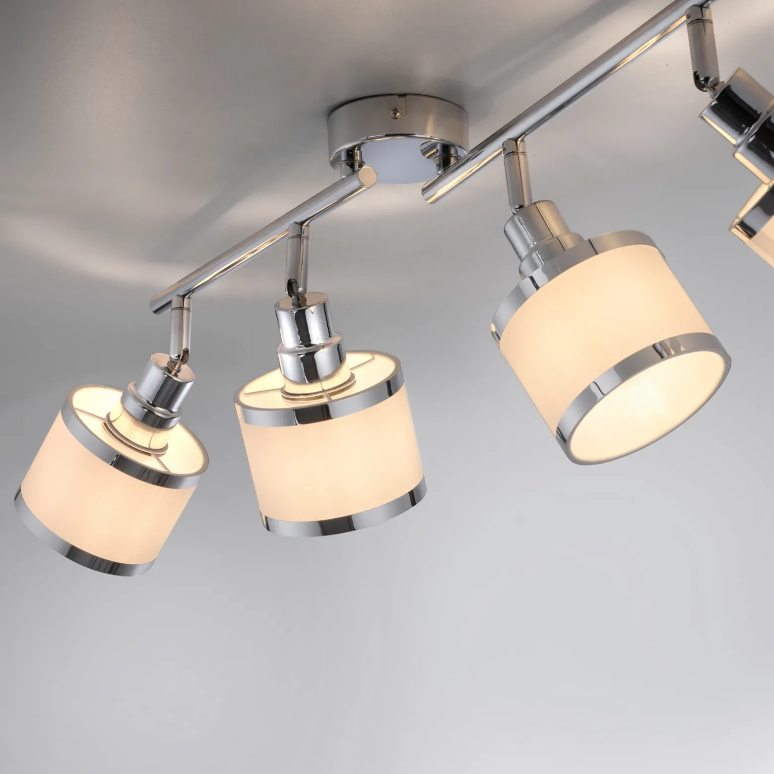 Accor downlight de techo, 4 luces