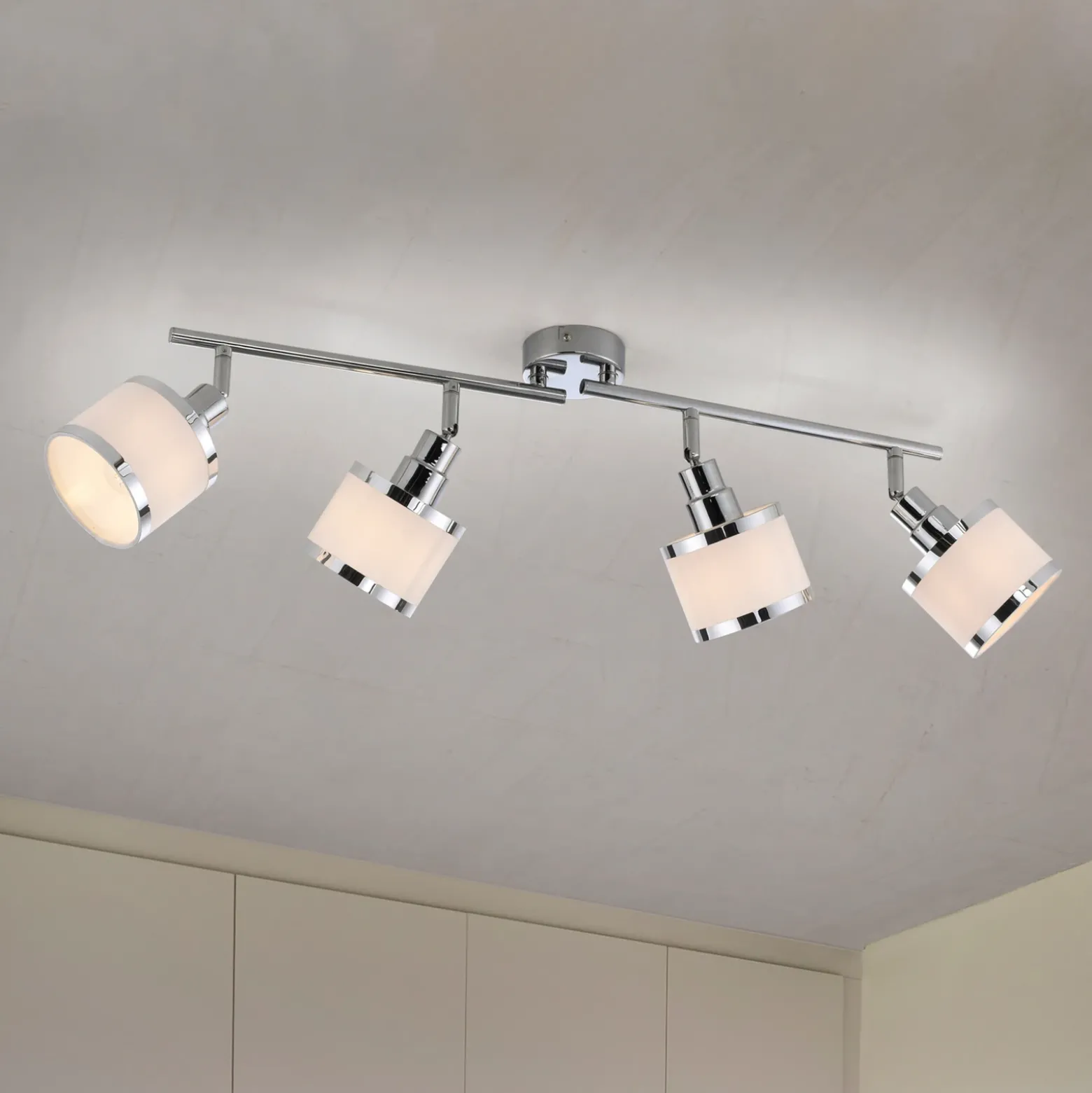 Accor downlight de techo, 4 luces