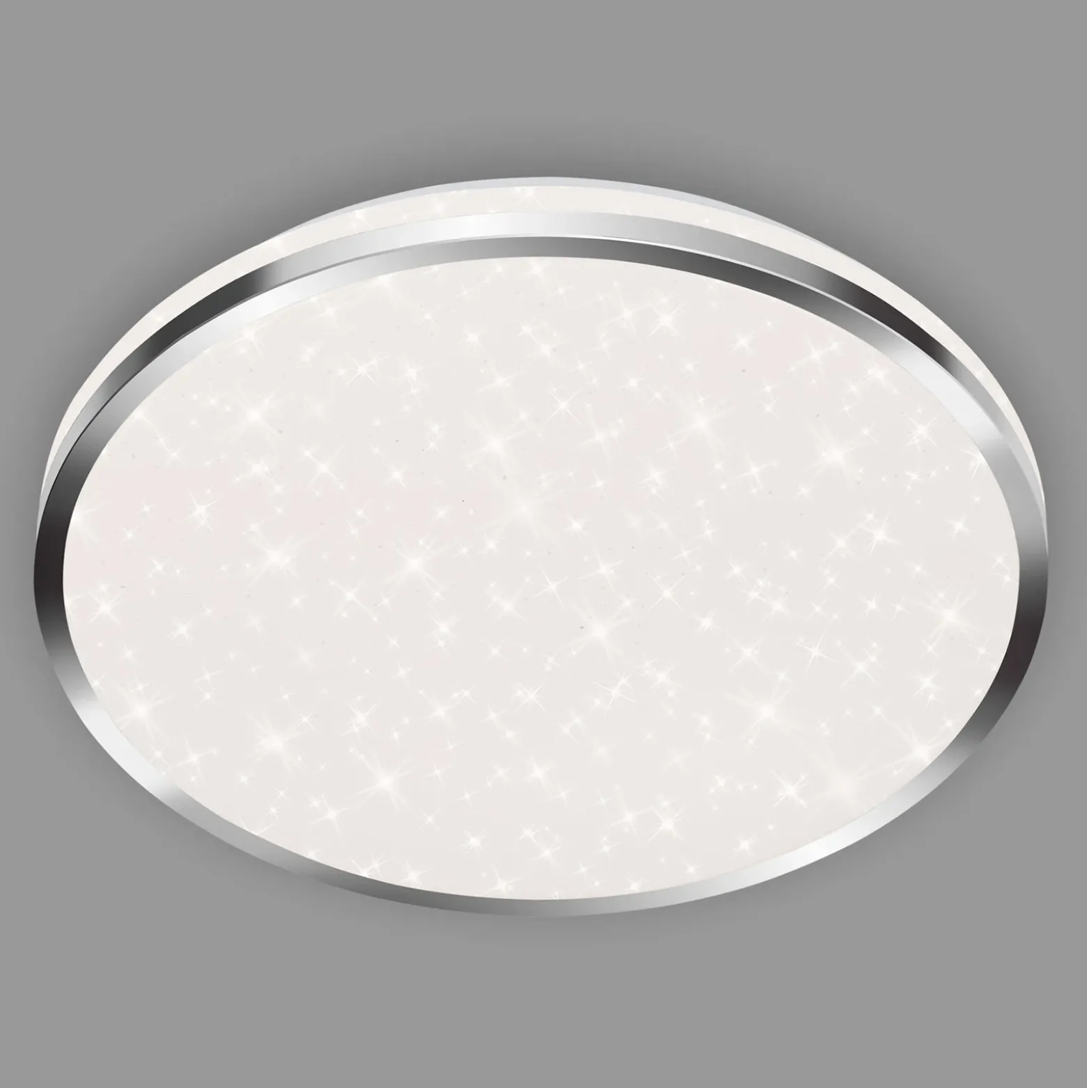 Acorus Plafón LED, IP44, decoración estrella, Ø 33 cm