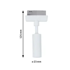 Adaptador colgante universal Paulmann URail, 50 W, blanco señal