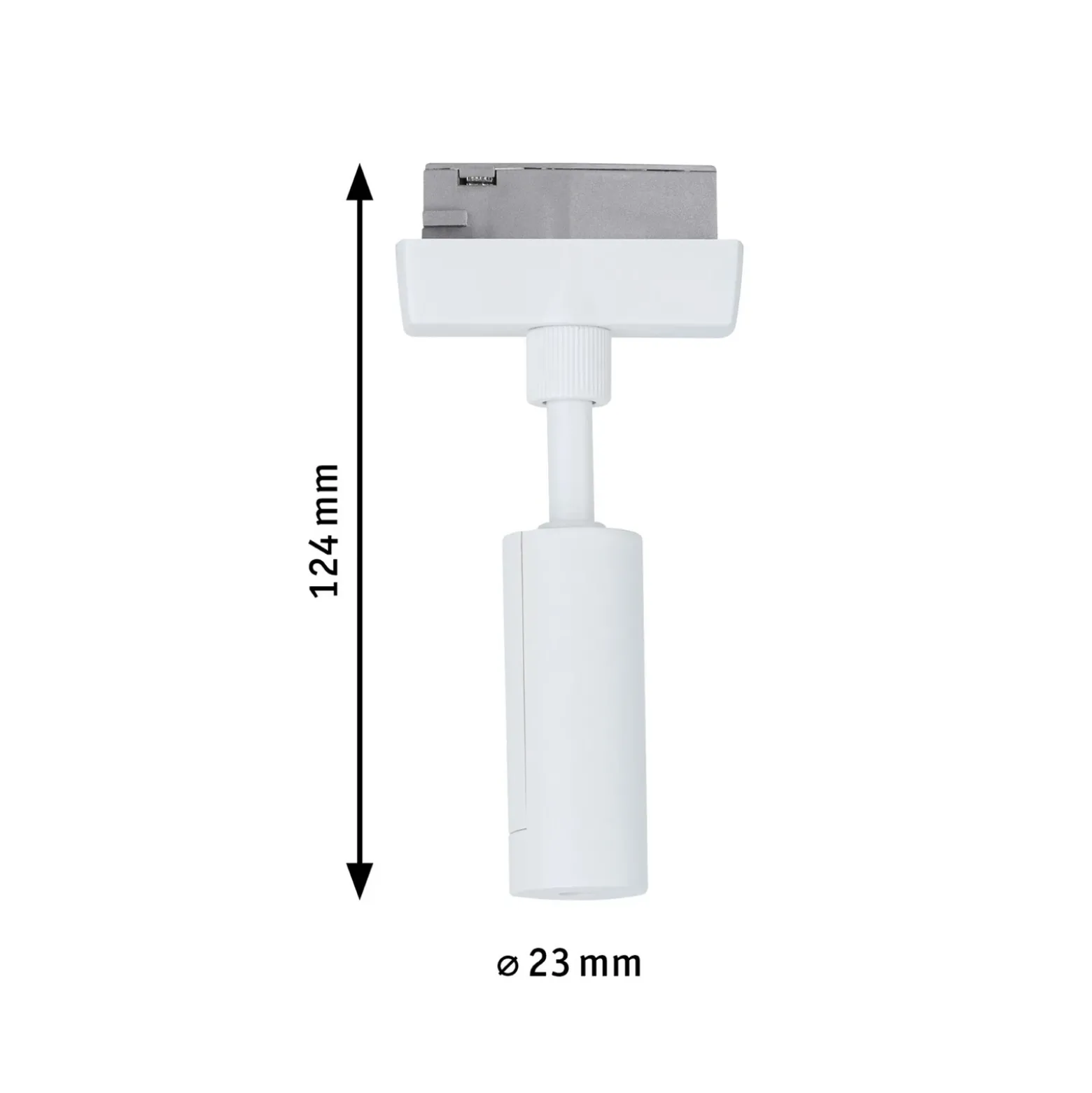 Adaptador colgante universal Paulmann URail, 50 W, blanco señal