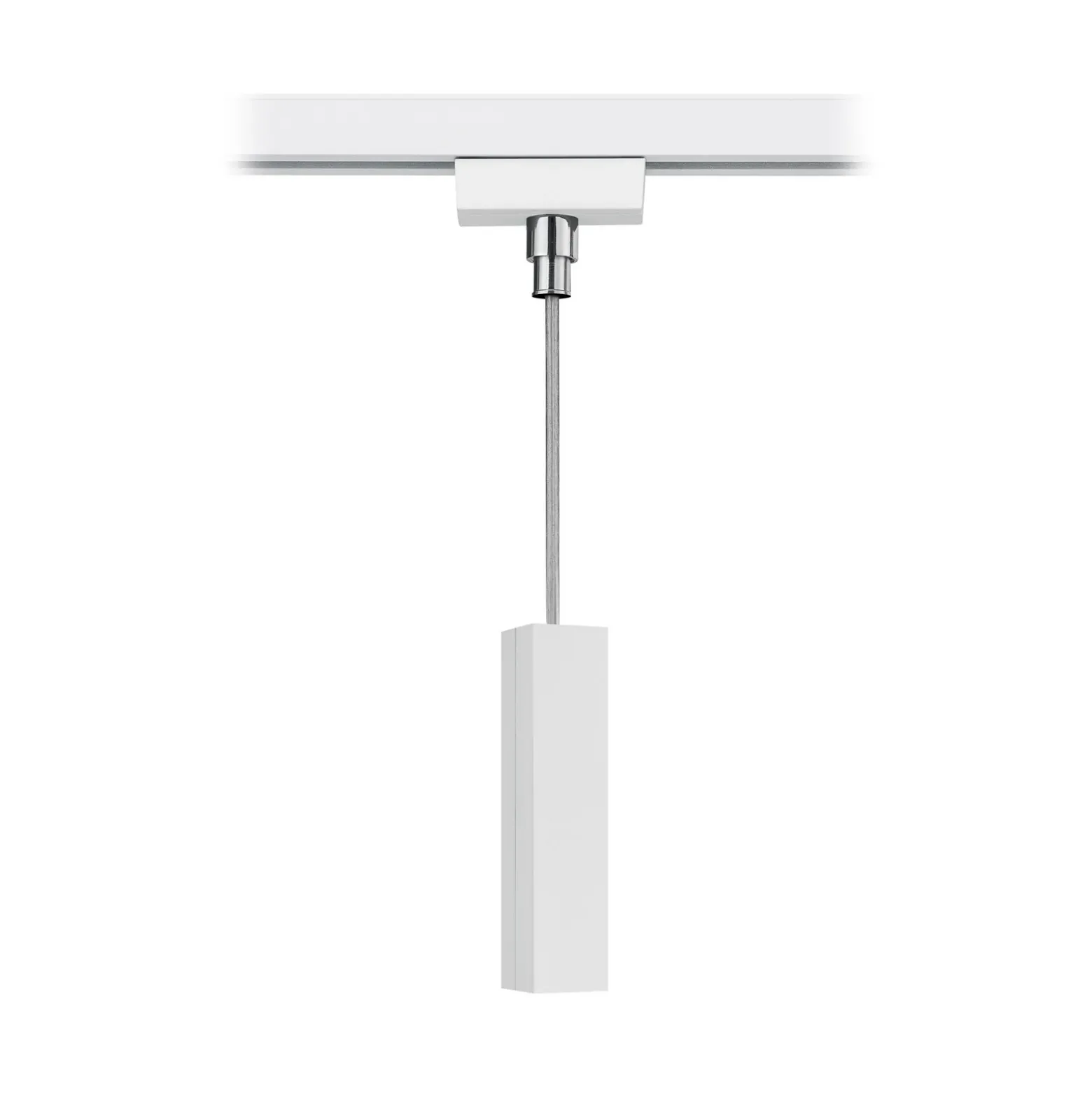Adaptador de péndulo para DUOline riel blanco mate