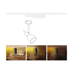 Adaptador de riel Paulmann URail ZigBee 3.0, blanco señal