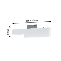Adaptador de riel Paulmann URail ZigBee 3.0, blanco señal