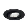 Agon Round Foco empotrable LED 3.000K 40° negro