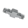 Aislador DUOline Sistema de carril de 2 fases, titanio