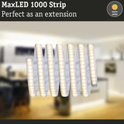 Alargador Paulmann MaxLED 1000, 2,5 m blanco cálido