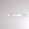 Alimentación de red para carril Volare Cable 2m blanco