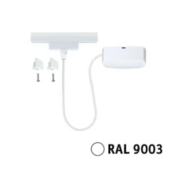 Alimentación eléctrica Paulmann URail, blanco señal, 100 cm