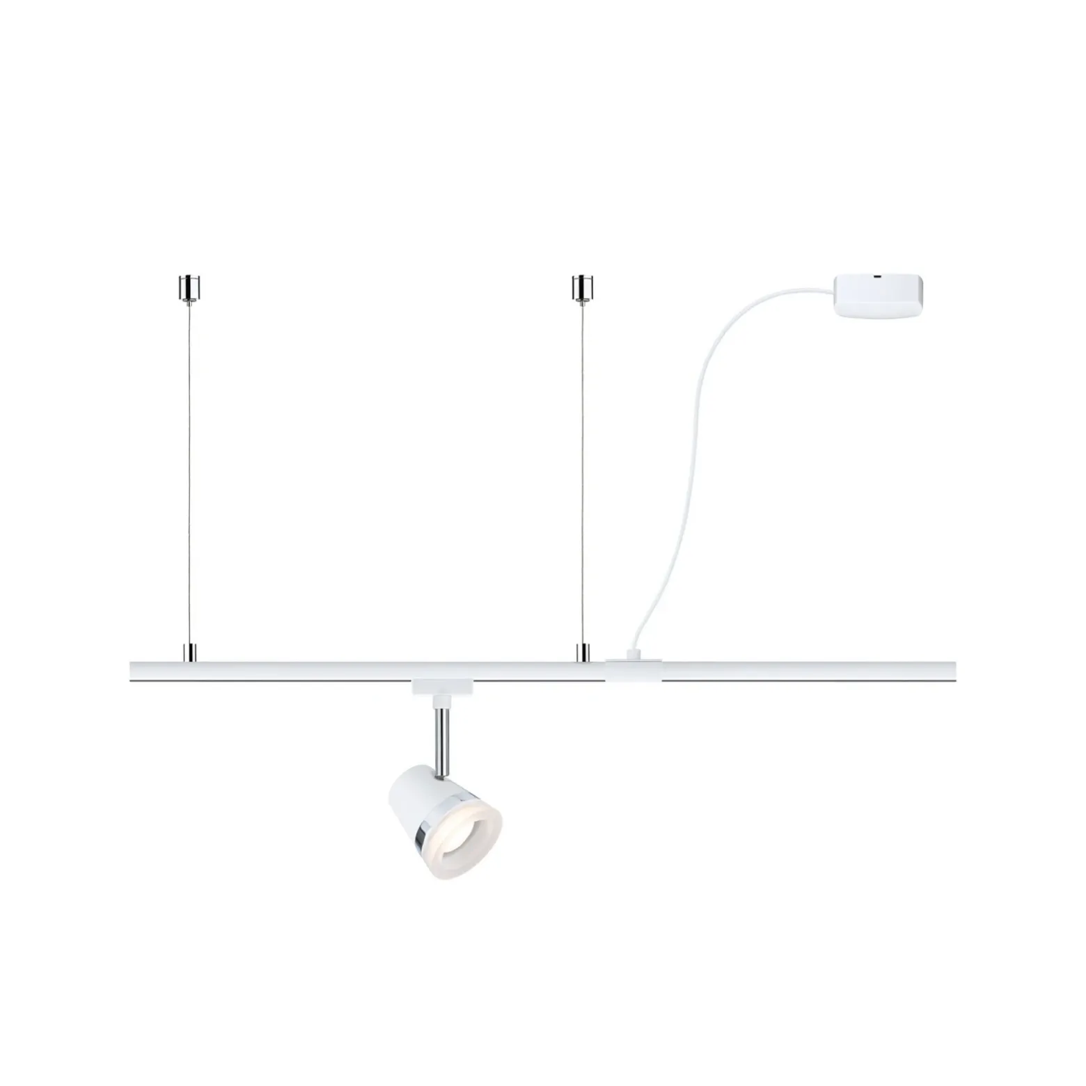 Alimentador de cable Paulmann URail, blanco señal, 200 cm