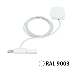 Alimentador de cable Paulmann URail, blanco señal, 200 cm