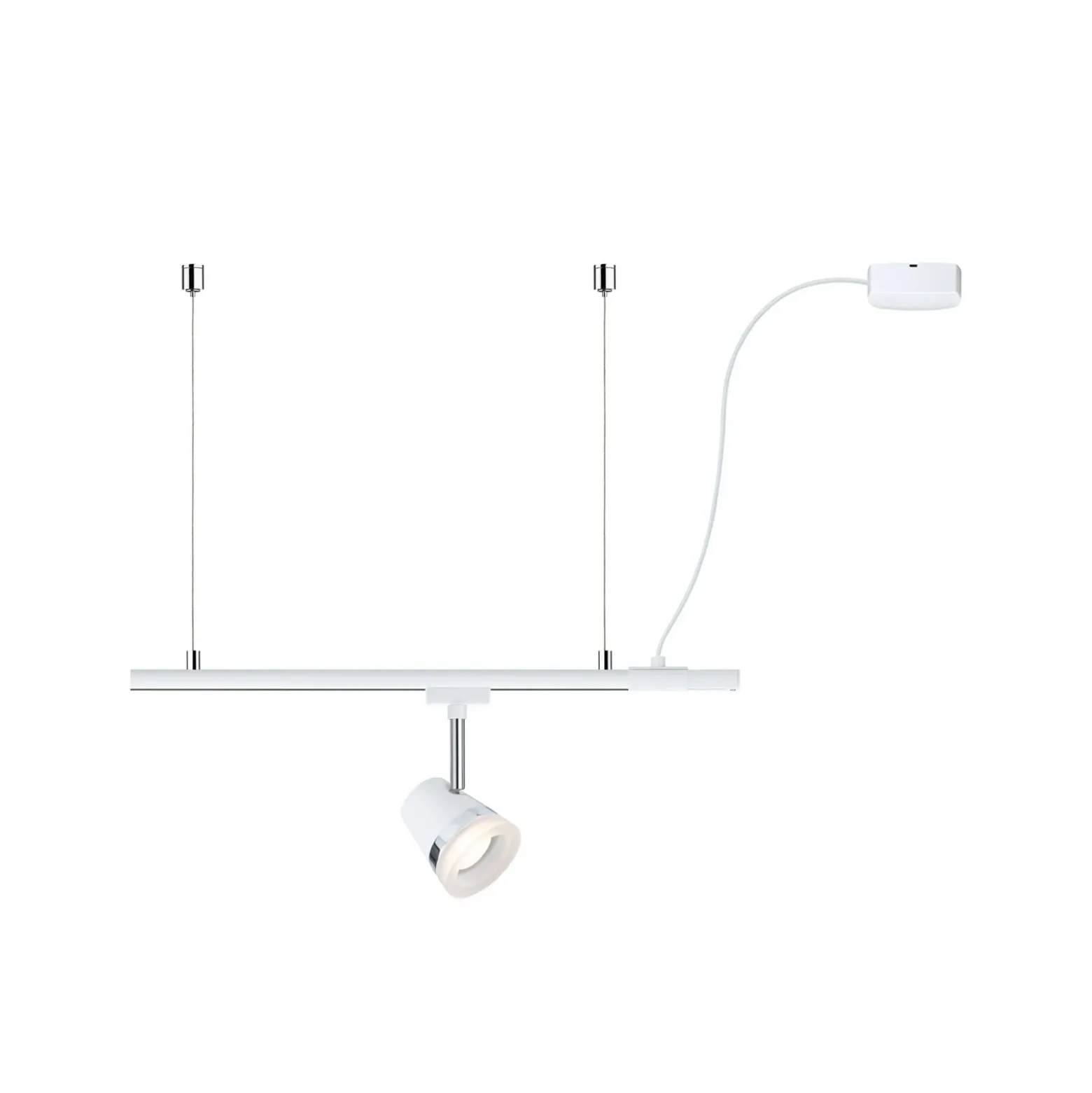Alimentador de cable Paulmann URail, blanco señal, 200 cm
