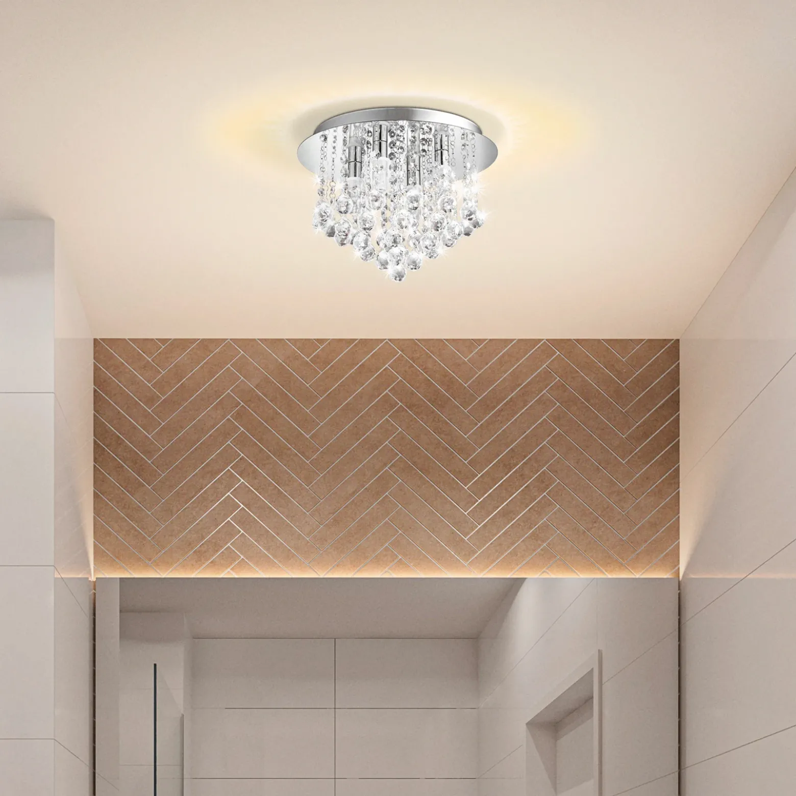 Almonte Plafón LED con colgante, 35cm