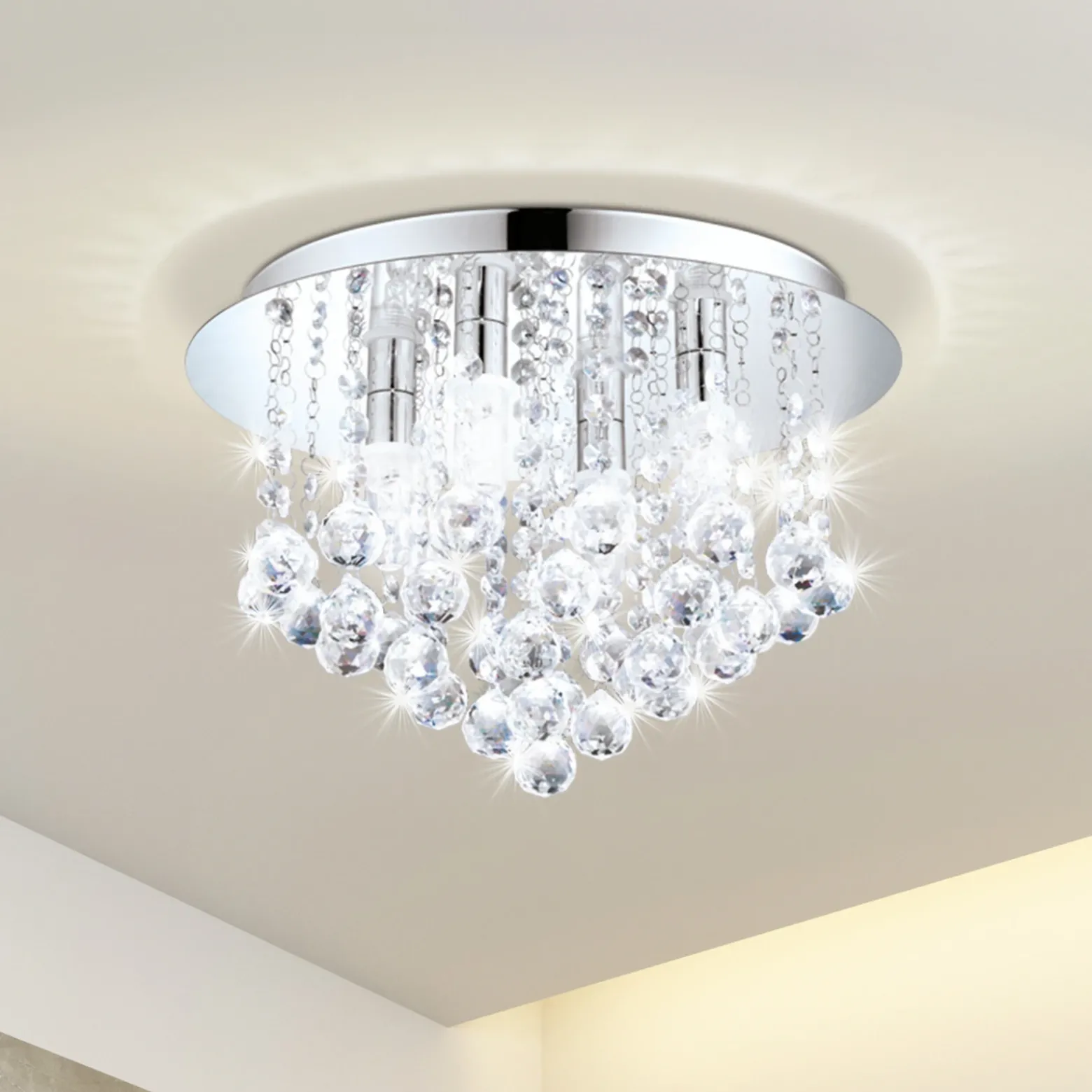 Almonte Plafón LED con colgante, 35cm