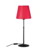 Aluminor Store lámpara de mesa, negro/rojo