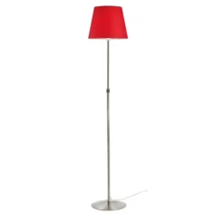 Aluminor Store lámpara de pie, aluminio/rojo