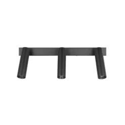 Ambala LED ceiling spotlight, 3 luces, negro, metal, CCT, atenuable