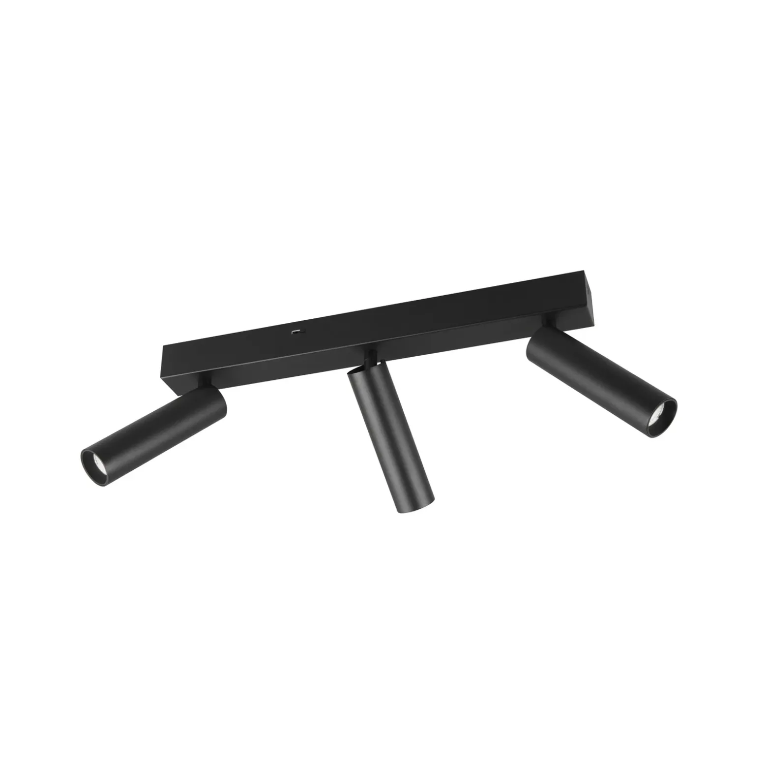 Ambala LED ceiling spotlight, 3 luces, negro, metal, CCT, atenuable