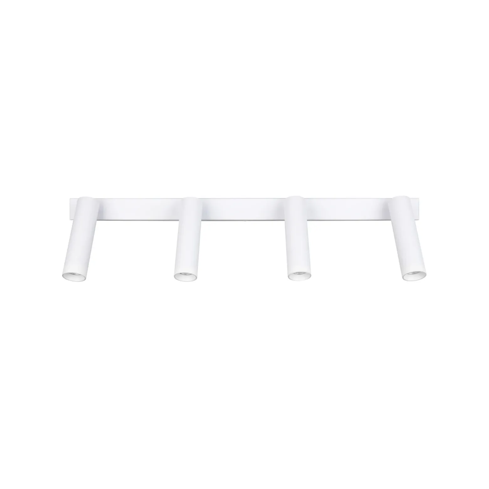Ambala LED downlight, 4 luces, blanco, metal, CCT, atenuable