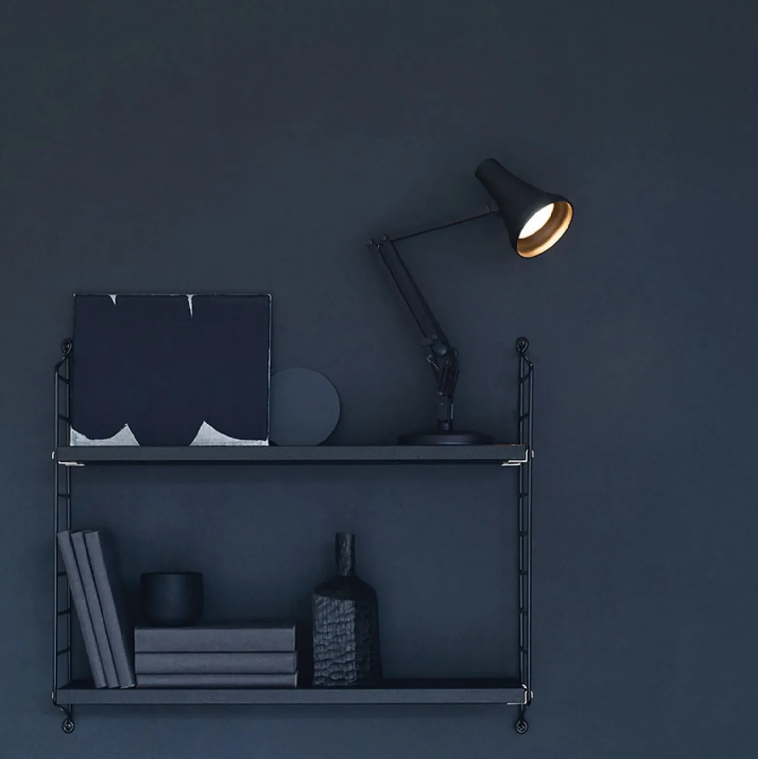 Anglepoise 90 Mini Mini lámpara de mesa LED negra