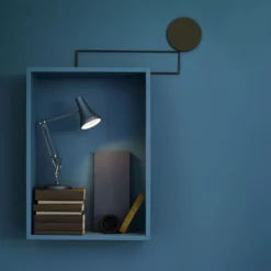 Anglepoise 90 Mini Mini Lámpara de mesa LED azul acero