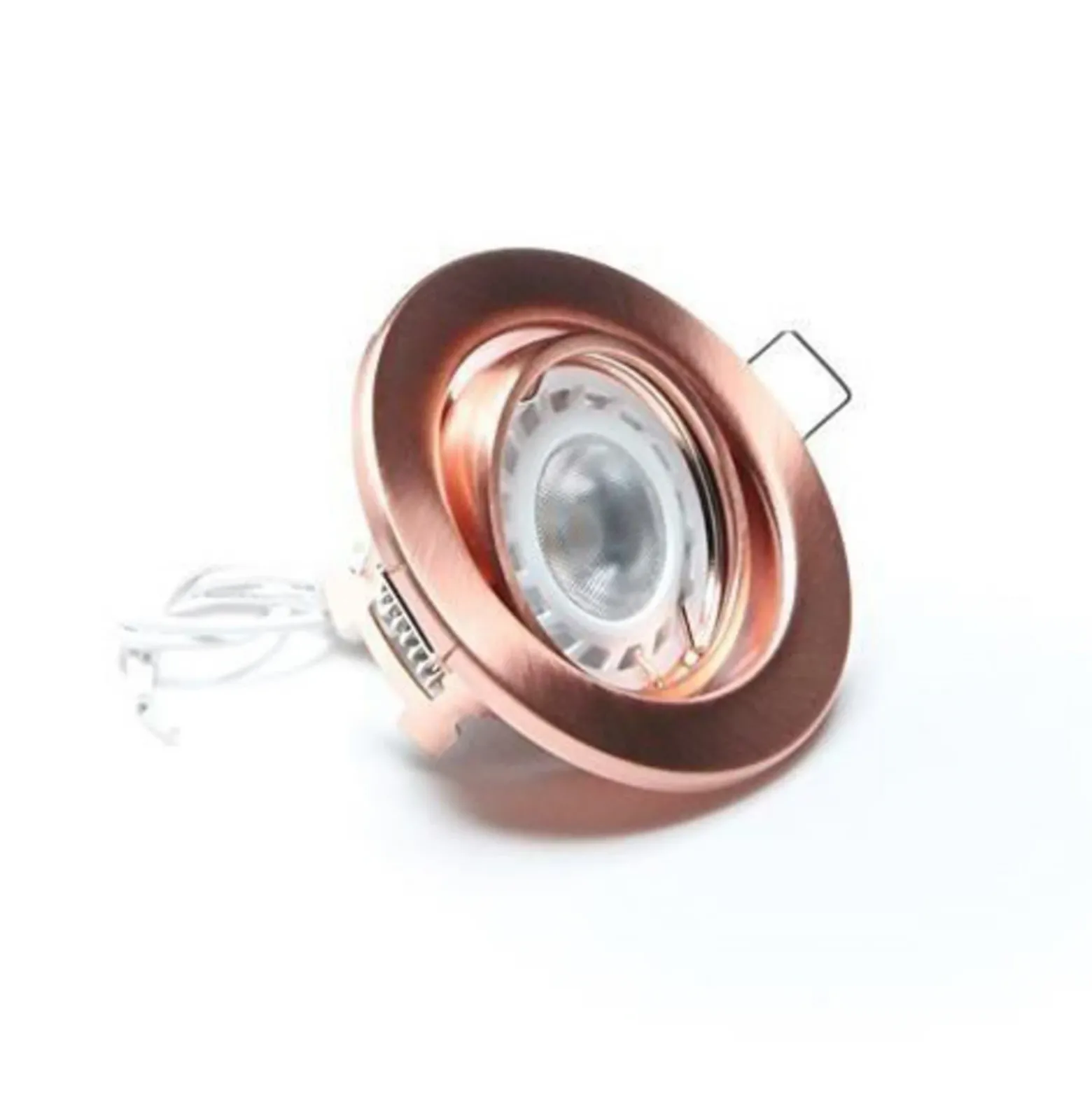 Anillo empotr. NV de 68 orientab., cobre cepillado