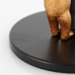 Animaux 8235ZW lámpara de mesa, metal, terciopelo, negro, oro