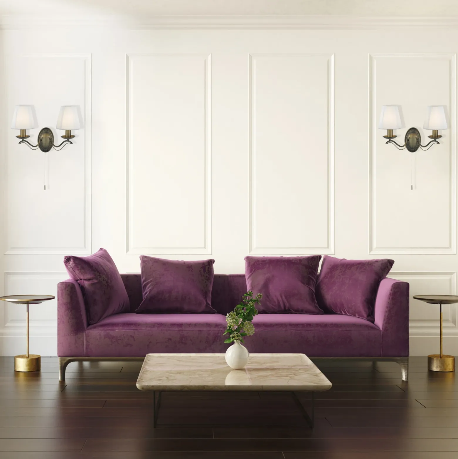 Aplique Andretti, 2 luces