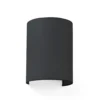 Aplique Cotton, curvado, 20 x 15 cm, negro