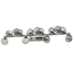 Aplique Dallas cromo, 13 luces