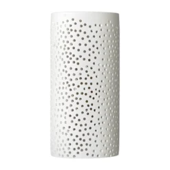 Aplique de diseño calado Jiru de escayola blanca