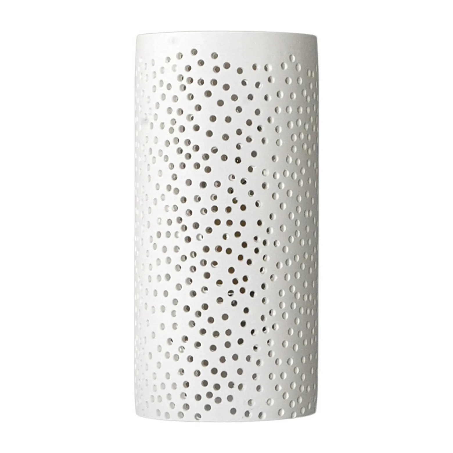 Aplique de diseño calado Jiru de escayola blanca