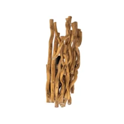 Aplique de pared Agar con pantalla de madera