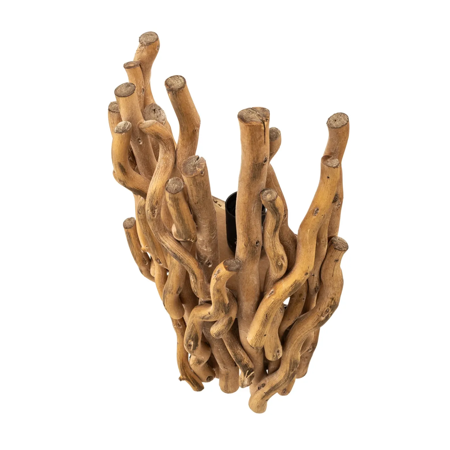 Aplique de pared Agar con pantalla de madera