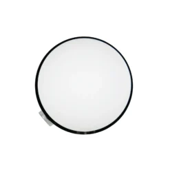 Aplique de pared Alfio, Ø 11 cm, color cromo, metal/vidrio, IP44