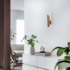 Aplique de pared Ana Plus, 2 luces, dorado