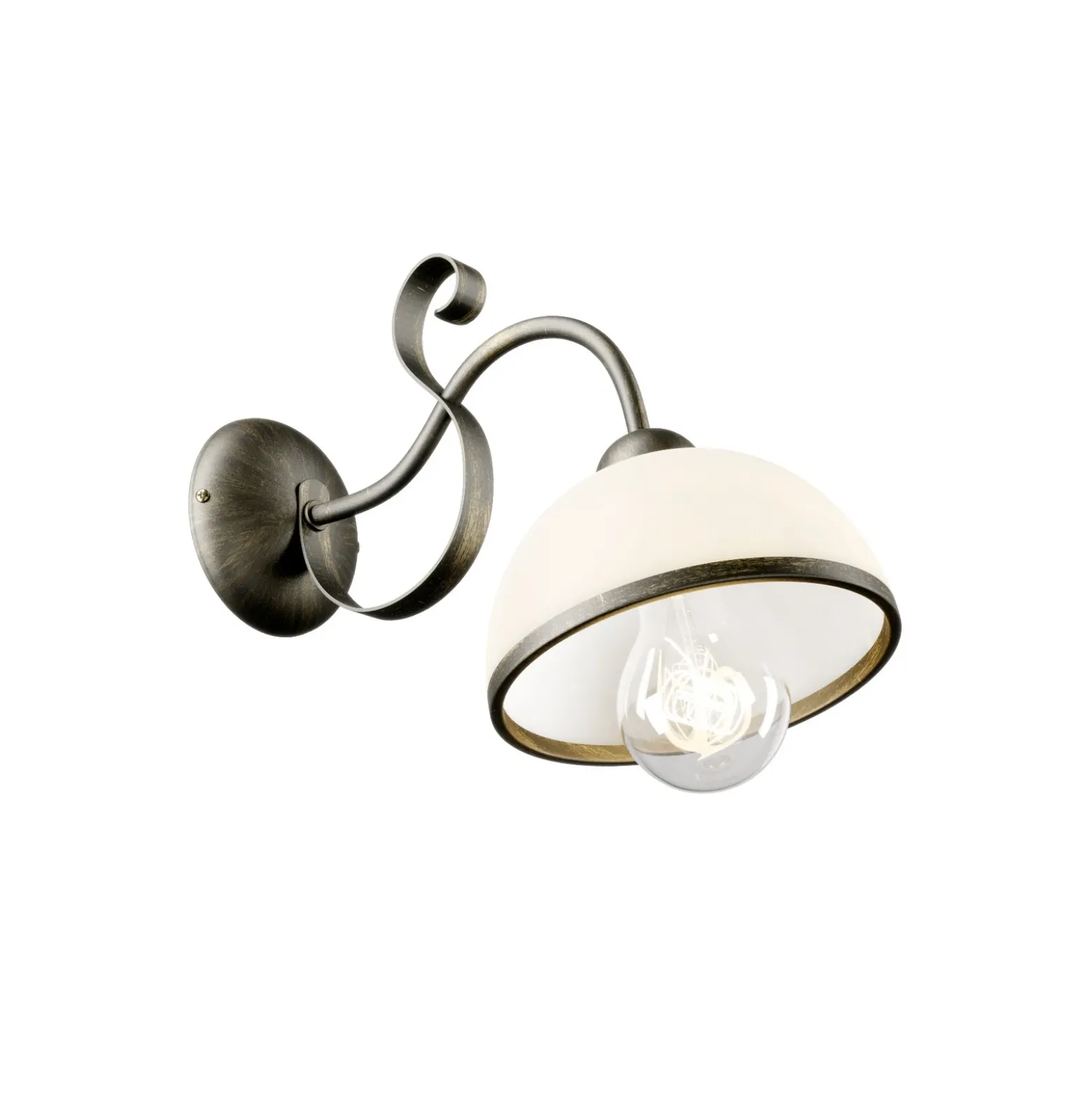 Aplique de pared Antica de estilo rústico, 1 luz