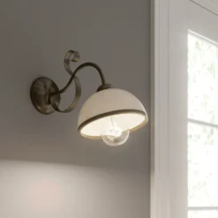 Aplique de pared Antica de estilo rústico, 1 luz