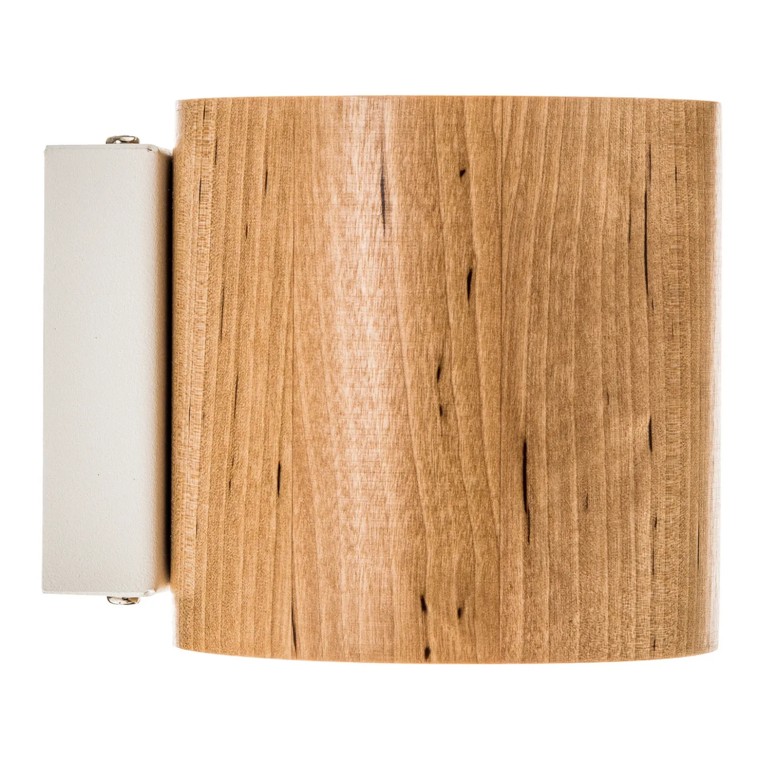 Aplique de pared Ara en forma de cilindro de madera