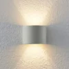 Aplique de pared Arcchio Zuzana, redondo, blanco, G9, 13 cm de ancho