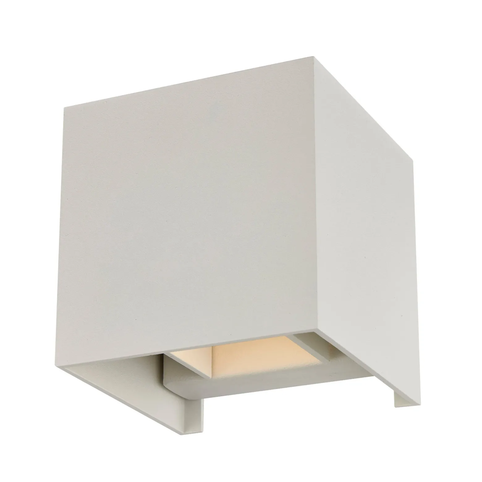 Aplique de pared Arcchio Zuzana, angular, blanco, G9, 10 cm de ancho