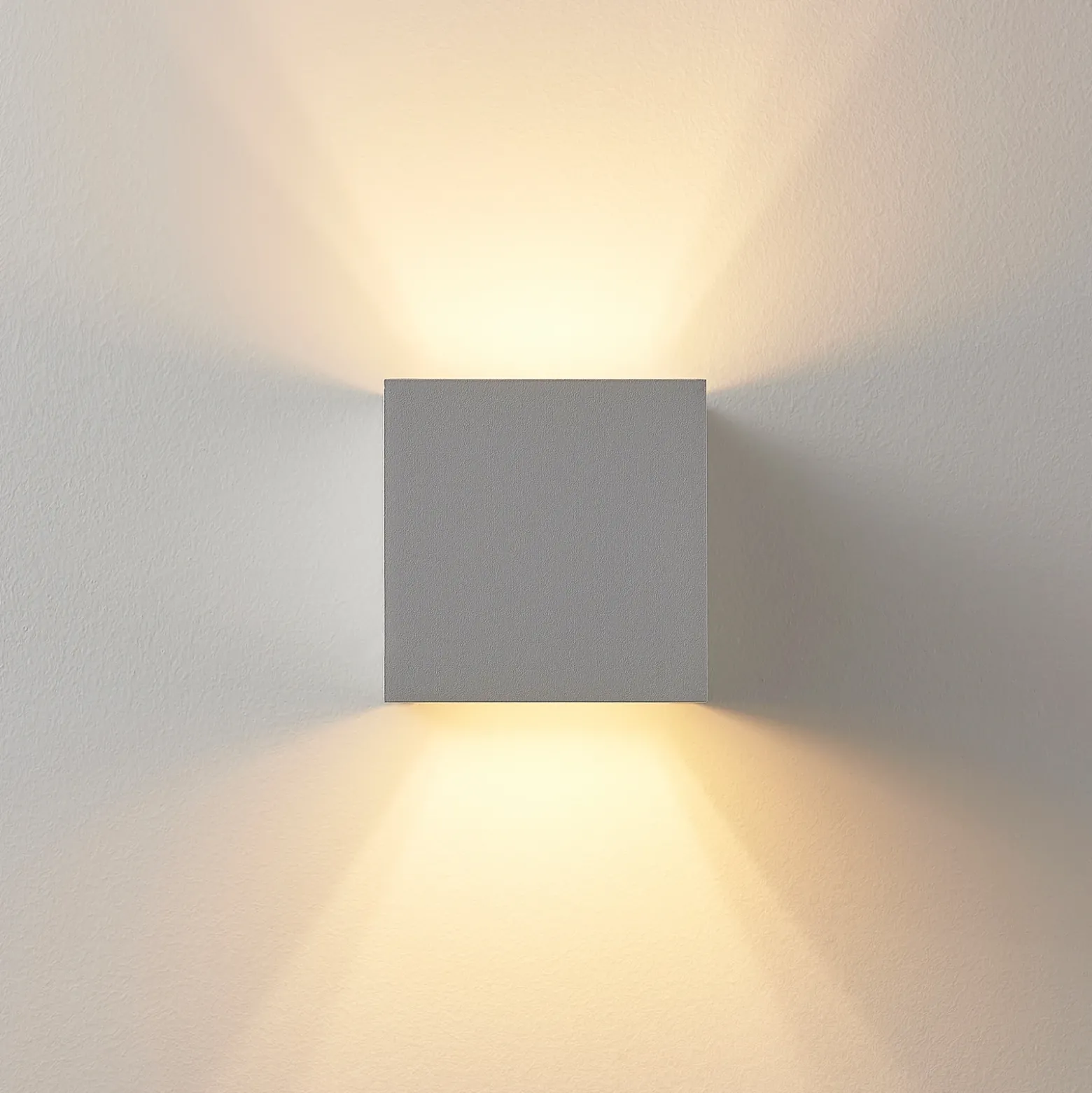 Aplique de pared Arcchio Zuzana, juego de 2, blanco, G9, 10 cm de ancho