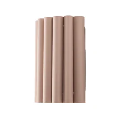 Aplique de pared Aria, capuchino, microfibra, E27