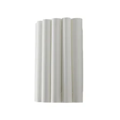 Aplique de pared Aria, crudo, microfibra, E27