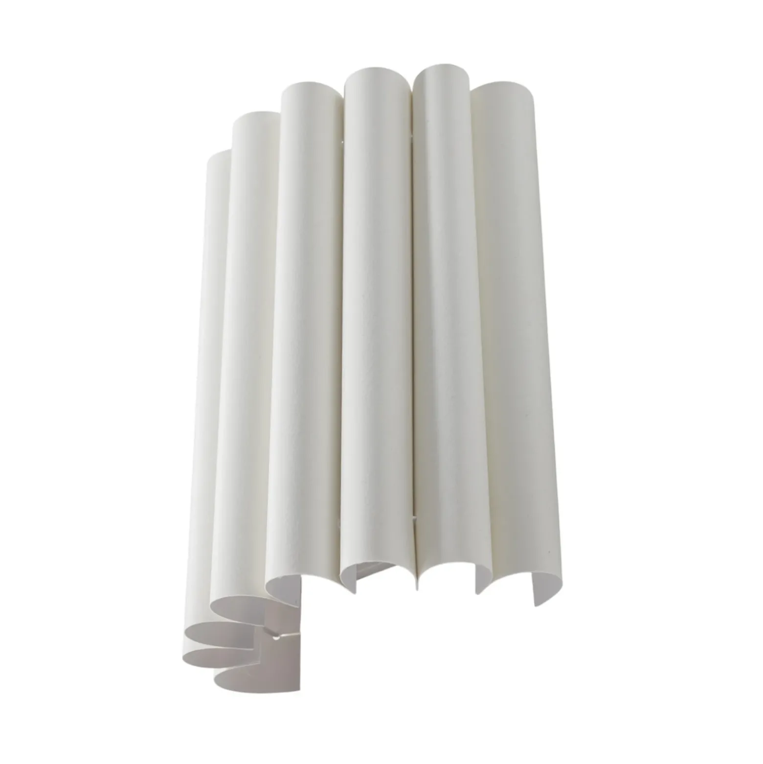 Aplique de pared Aria, crudo, microfibra, E27