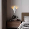 Aplique de pared ARROW, blanco, altura 40 cm, metal, G9