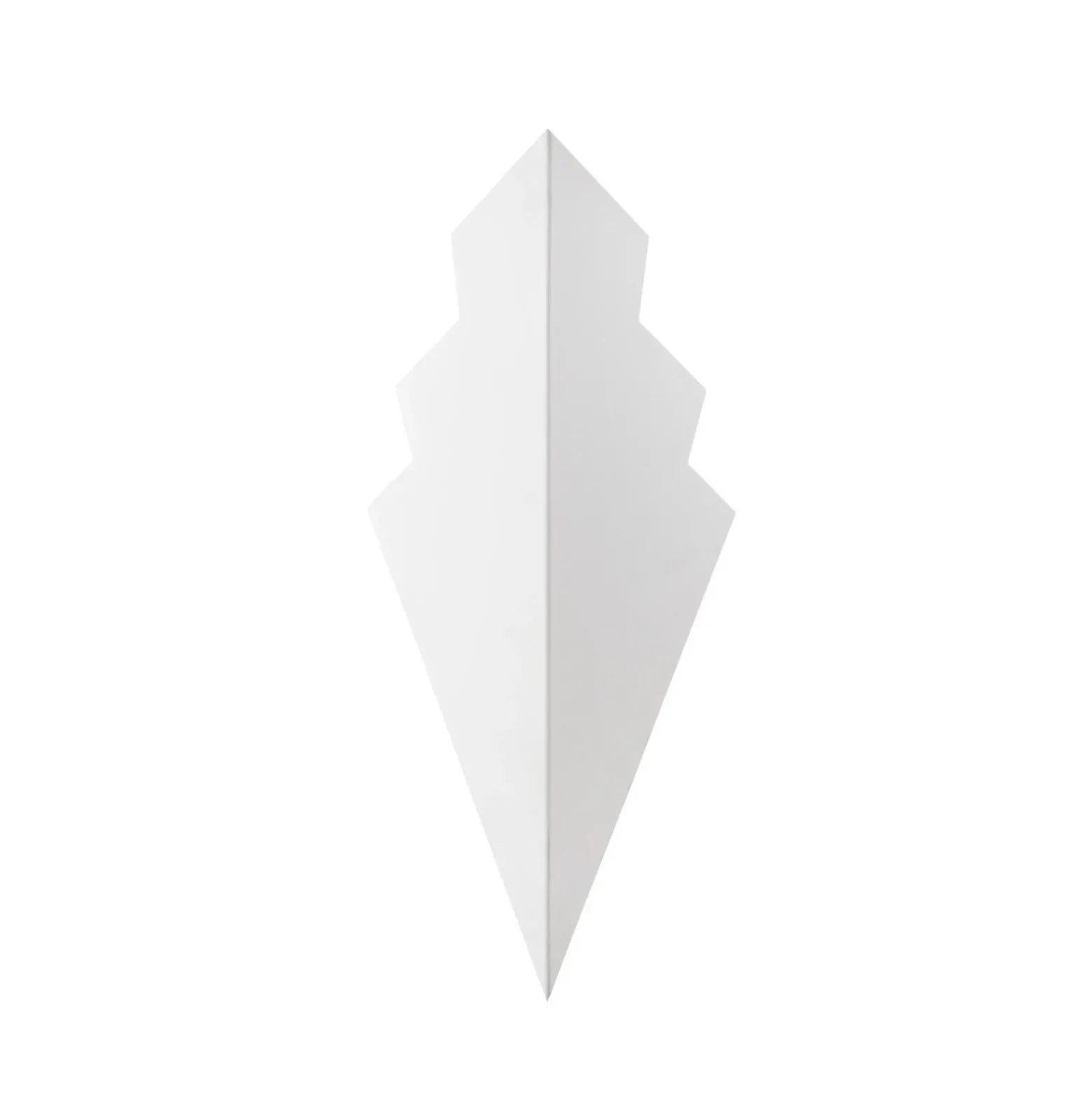 Aplique de pared ARROW, blanco, altura 40 cm, metal, G9