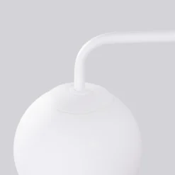 Aplique de pared Astral, blanco, proyección 22 cm, acero/vidrio