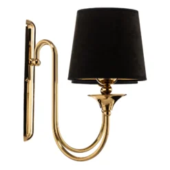 Aplique de pared Baranio con pantallas de tela, 2 luces